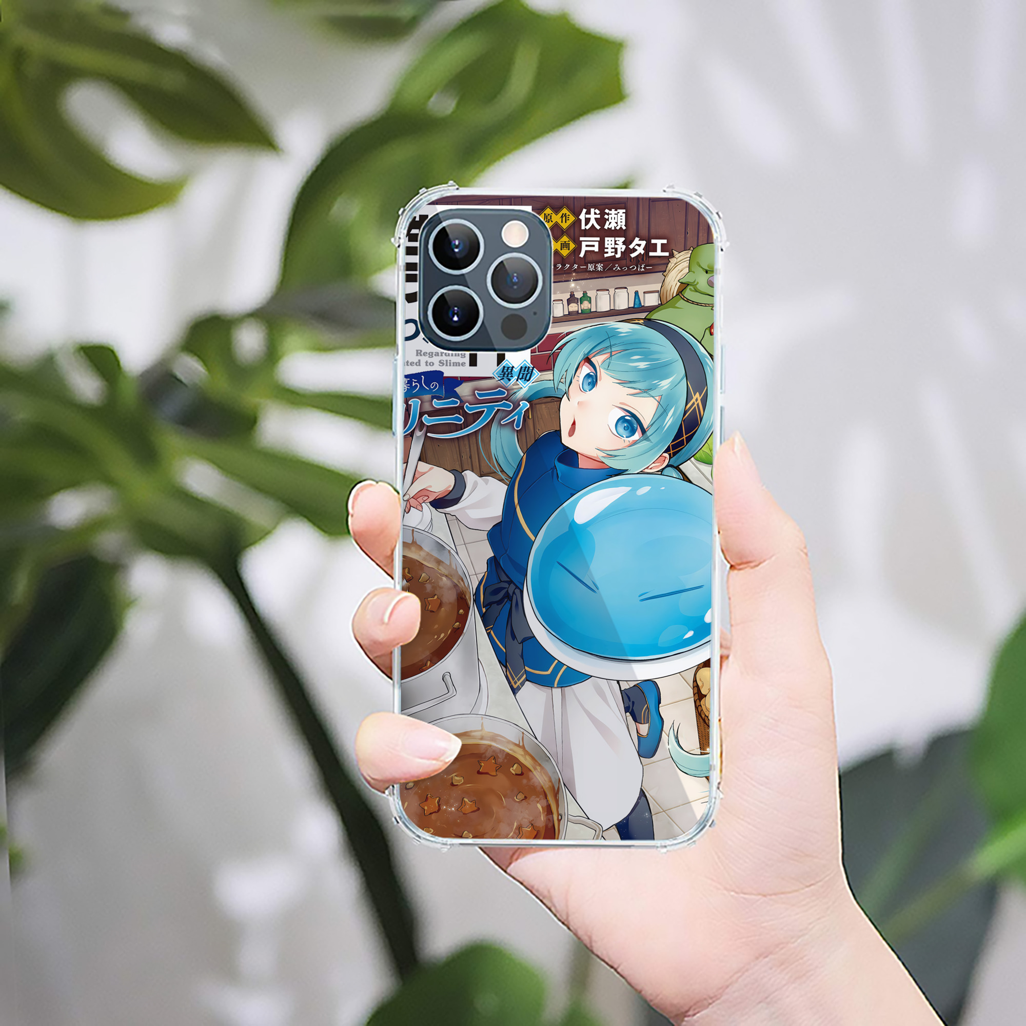 （画像用） 転スラ Regarding Reincarnated to Slime 【iPhone 12シリーズ対応】透明スマホケース（クリアソフトケース）